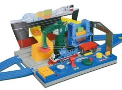 Takara Tomy Pla-Rail Plarail Thomas The Tank Engine Large Harbor Cranky Set (811848)