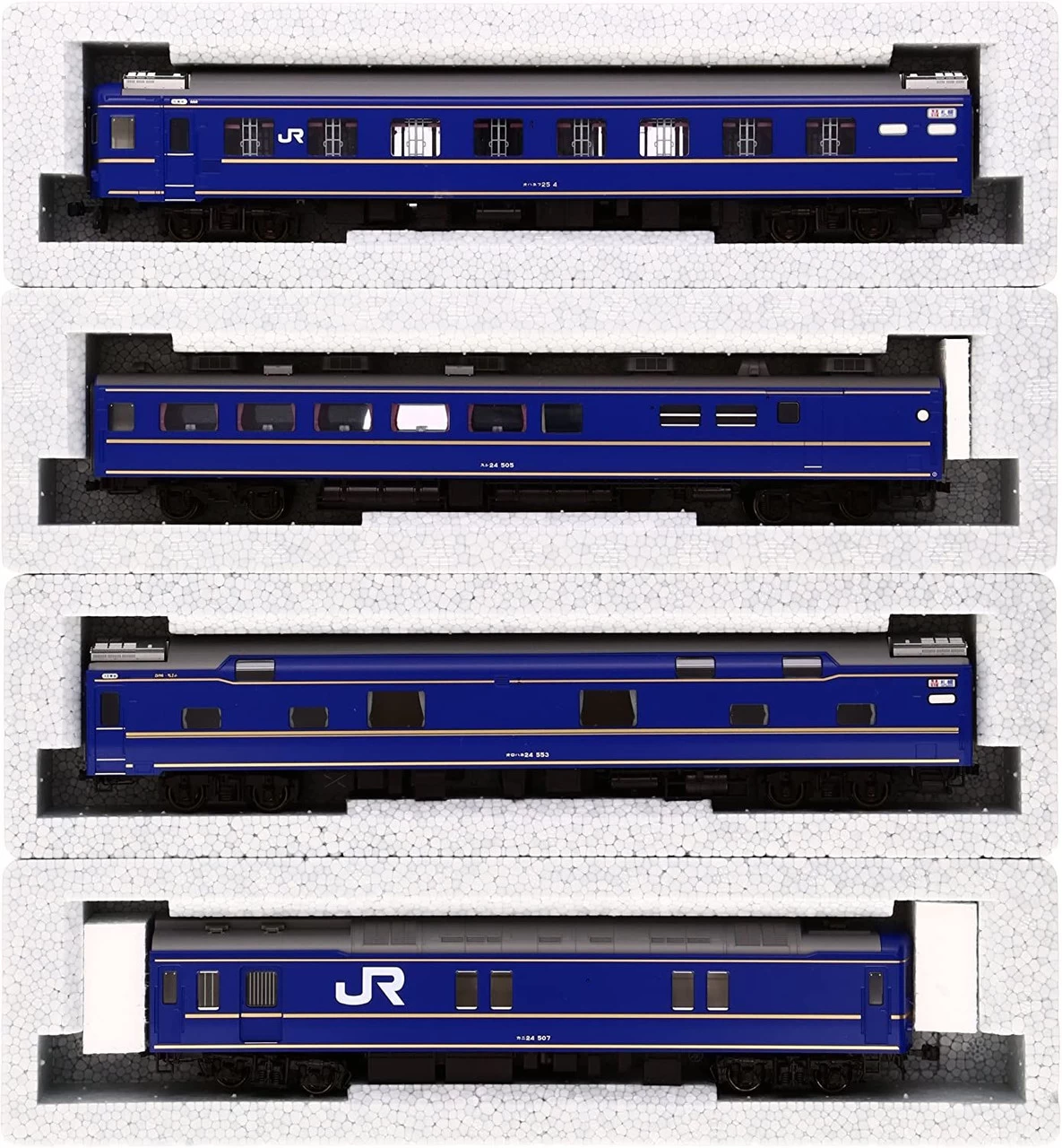 Kato 3-515 JR Series 24 Sleeping Limited Express 'Hokutosei' 4 Cars Set (HO Scale) 3 Kato 3-515 JR Series 24 Sleeping Limited Express 'Hokutosei' 4 Cars Set (HO Scale)