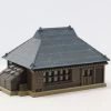 Rokuhan S025-2 Metal-Roof Farmhouse (Dark Blue) (Z Scale)