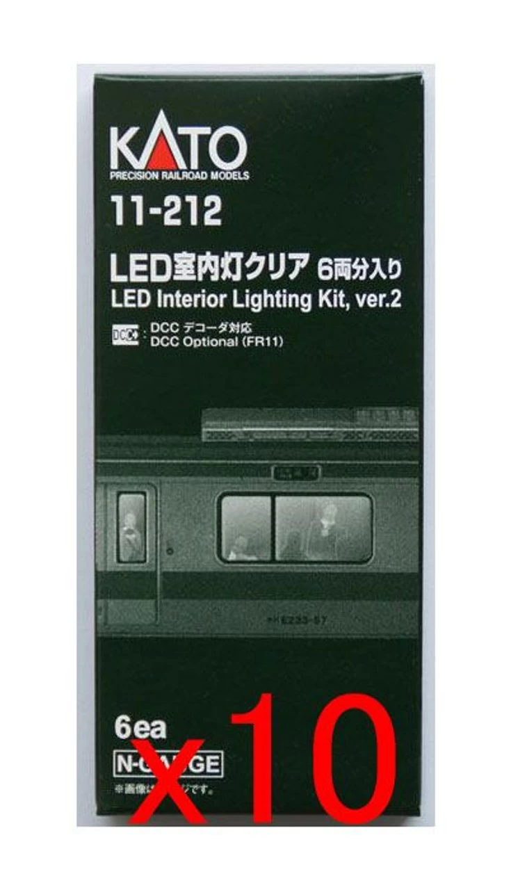 Other 10x Kato 11-212 LED Interior Lighting Kit (6 Pcs.) (N Scale) 3 Other 10x Kato 11-212 LED Interior Lighting Kit (6 Pcs.) (N Scale)