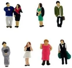 Tomytec (Ningen 133) Model People 'People In Midnight' (N Scale)