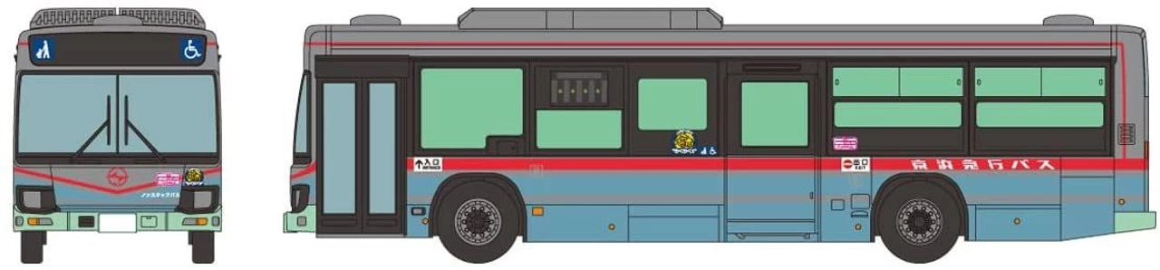 Tomytec The Bus Collection JB079 Keihin Kyuko Bus (Tokyo/Kanagawa) (N Scale) 4 Tomytec The Bus Collection JB079 Keihin Kyuko Bus (Tokyo/Kanagawa) (N Scale) - Image 2