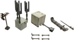 Tomytec (Komono 138) Rooftop Accessory Aged Deterioration Painting Type D (N Scale)