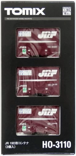 Tomix HO-3110 Type 19D Containers (3 Pieces) (HO Scale)