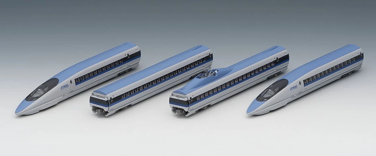 Tomix 98363 JR Series 500 Tokaido/ Sanyo Shinkansen 'Nozomi' 4 Cars Set (N Scale) 4 Tomix 98363 JR Series 500 Tokaido/ Sanyo Shinkansen 'Nozomi' 4 Cars Set (N Scale) - Image 2