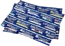 Place Mat Set (2 Pcs) Super Express -Model Train Discount Store 4549390259439 07066a7c7f5454333678546632e131f5 21490.1632713615