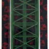 Rokuhan R043 220mm Iron Bridge Double (Green) (1pc.) (Z Scale)