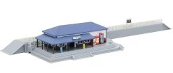 Rokuhan S047-1 Train Station Set (Blue) (Z Scale) -Model Train Discount Store 4571324594064 f2f94d347155203430cd5625ebb13fcd 75373.1586239088