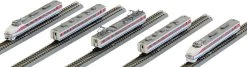 Rokuhan T031-1 Series 489 Limited Express Early Type 'Hakusan' Hakusan Color 5 Cars Set (Z Scale)