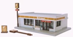 Rokuhan S049-3 Convenience Store (Gray) (Z Scale)