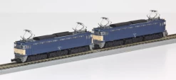 Rokuhan T038-3 Electric Locomotive Type EF63 3rd Edition Blue 2 Cars Set (Z Scale)