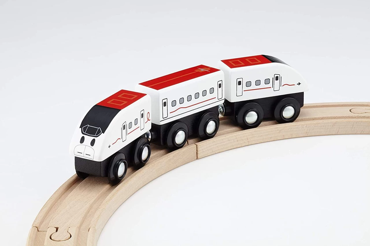 Popondetta MOK-015 Moku (Wooden) TRAIN Series 800 Shinkansen Tsubame 5 Popondetta MOK-015 Moku (Wooden) TRAIN Series 800 Shinkansen Tsubame - Image 3