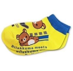 Railway Socks For Kids (Tetsushita) Doctor Yellow X Rilakkuma (Size 16-20cm)