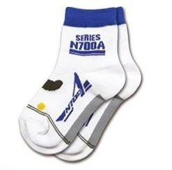 Railway Socks For Kids (Tetsushita Long) N700A (Size 15-21cm) Mesh Type