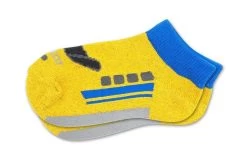 Railway Socks For Kids (Tetsushita) Type 923 Doctor Yellow (Gold Glitter) (Size 16-20cm)