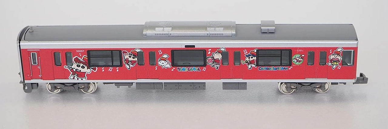 Greenmax 50572 Tobu Type 50050 (Crayon Shin-chan Wrapping Train Nene-chan Design) 6 Cars Set (N Scale) 9 Greenmax 50572 Tobu Type 50050 (Crayon Shin-chan Wrapping Train Nene-chan Design) 6 Cars Set (N Scale) - Image 7