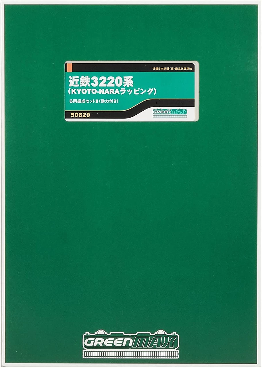 Greenmax 50620 Kintetsu Series 3220 (KYOTO-NARA Wrapping) 6 Cars Set II (N Scale) 4 Greenmax 50620 Kintetsu Series 3220 (KYOTO-NARA Wrapping) 6 Cars Set II (N Scale) - Image 2