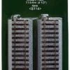 Kato 2-120 114mm (4 1/2') Straight Track S114 (4 Pcs.) (HO Scale)
