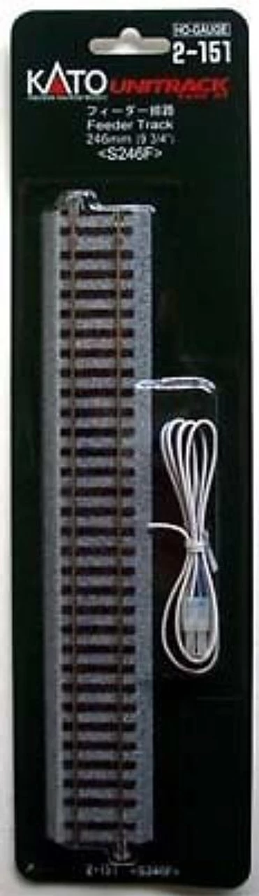 Kato 2-151 246mm (9 3/4') Feeder Track S246F (HO Scale) 3 Kato 2-151 246mm (9 3/4') Feeder Track S246F (HO Scale)