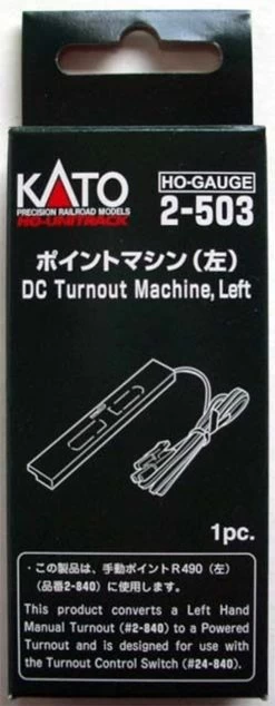 Kato 2-503 HO Left Hand DC Turnout Machine (1 Pc.) (HO Scale)