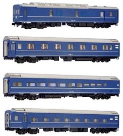 Kato 3-510 Series 24 Type 25 Sleeping Limited Express Passenger Car 4 Cars Set (HO Scale)