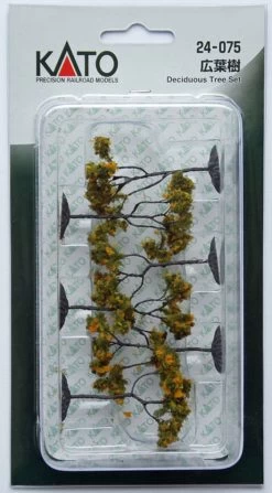 Kato 24-075 Deciduous Tree Set (Scenery Trees) (N Scale)