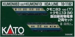 Kato 10-1182 KUMONI 83-100 (T) + KUMONI 13 (M) Iida Line Luggage Train 2 Cars Set (N Scale)