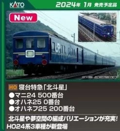 Kato HO 1-572 Sleeping Express 'Hokutosei' OHANE 25-0 (HO Scale)