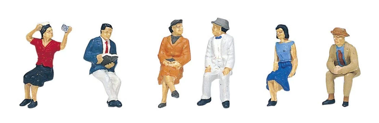 Kato 6-501 Model People 'Sitting People' (HO Scale) 4 Kato 6-501 Model People 'Sitting People' (HO Scale) - Image 2