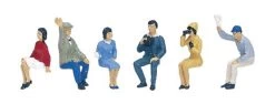 Kato 6-508 Model People 'Sitting People' 3 (HO Scale)