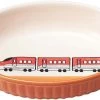 Banko Ware (Banko-yaki) Oval Dish For Kids Bullet Train Red -Model Train Discount Store 4964518183913 6f5aba71f907905c297ee1f024a3f197 59317.1630051929