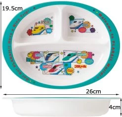 Skater Plarail Shinkansen Melamine Lunch Plate -Model Train Discount Store 4973307455995 29c8616d8e91b9631e82b87d0e86246c 76288.1631072561